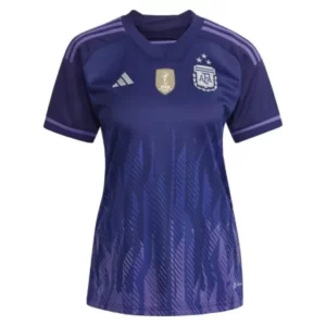 חולצת נשים ארגנטינה חוץ - מונדיאל 2022 (גרסת 3 כוכבים)