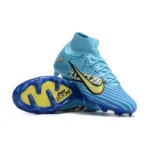 נעלי כדורגל - דגם גרב Zoom Mercurial Superfly 9 Elite KM - כחול