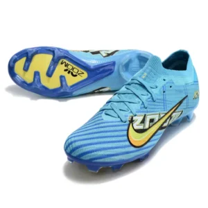 נעלי כדורגל - דגם Zoom Mercurial Superfly 9 Elite KM צבע תכלת