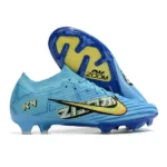 נעלי כדורגל - דגם Zoom Mercurial Superfly 9 Elite KM צבע תכלת