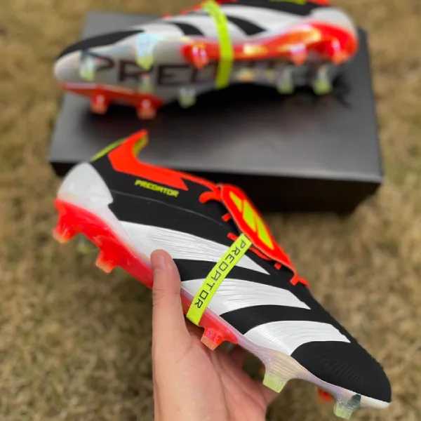 נעלי כדורגל - adidas Predator Fold-over Tongue FG Solar Energy