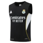 גופיית כדורגל מדי אימון ריאל מדריד עונת 2025/2026 - צבע שחור