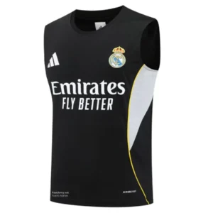 גופיית כדורגל מדי אימון ריאל מדריד עונת 2025/2026 - צבע שחור