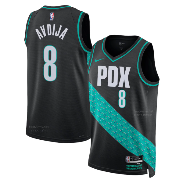 גופיית NBA פורטלנד Portland Trail Blazers City Edition 25/26 - דני אבדיה